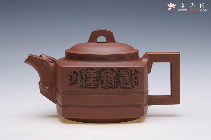 紫砂壶图片：啸月壶 - 宜兴紫砂壶网