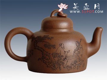 紫砂壶图片：小串顶 - 宜兴紫砂壶网