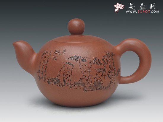 紫砂壶图片：一粒珠 - 宜兴紫砂壶网