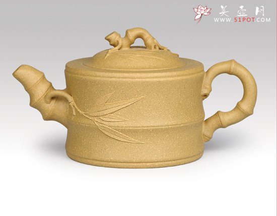 紫砂壶图片：竹段 - 宜兴紫砂壶网