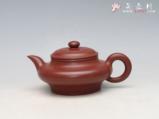 紫砂壶图片：虚扁 - 宜兴紫砂壶网