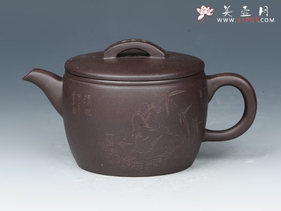 紫砂壶图片：汉瓦 - 宜兴紫砂壶网