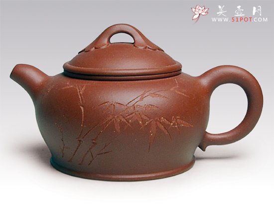 紫砂壶图片：菱花桥顶 - 宜兴紫砂壶网