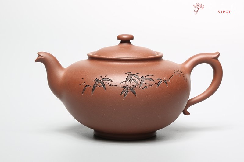 紫砂壶图片：凤鸣（霍春阳书画） - 宜兴紫砂壶网