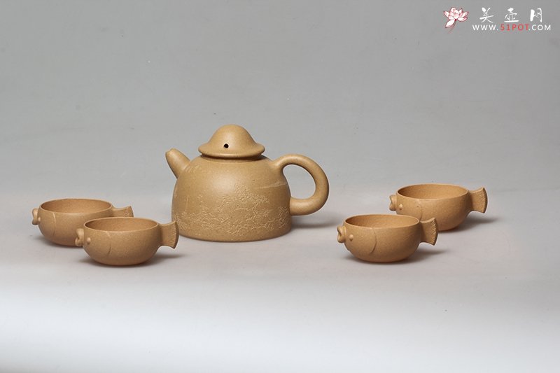 紫砂壶图片：渔翁套壶 - 宜兴紫砂壶网