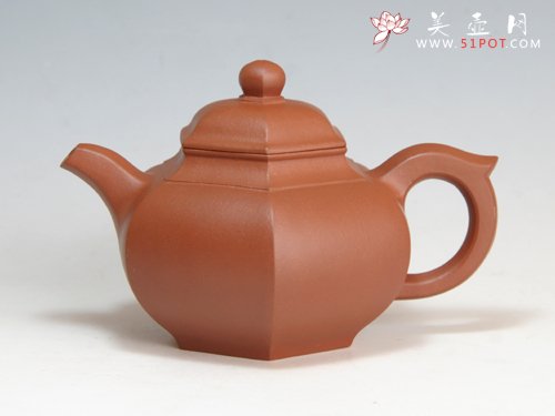 紫砂壶图片：六方掇只 - 宜兴紫砂壶网