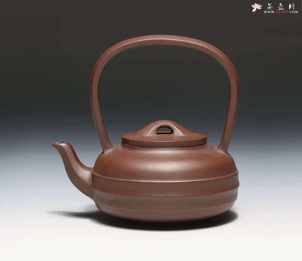 紫砂壶图片：云智提梁 - 宜兴紫砂壶网