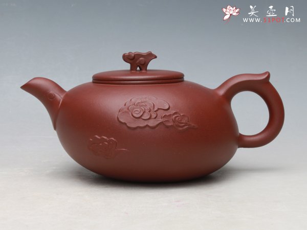 紫砂壶图片：平步青云 紫泥 4... - 宜兴紫砂壶网