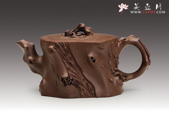 紫砂壶图片：梅桩 - 宜兴紫砂壶网