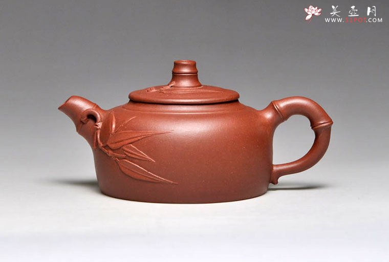 紫砂壶图片：《天竹》 泥料：清水泥 200 - 宜兴紫砂壶网