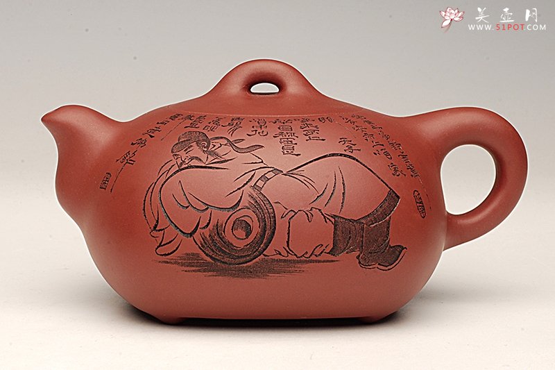 紫砂壶图片：茶亦醉人壶 - 宜兴紫砂壶网