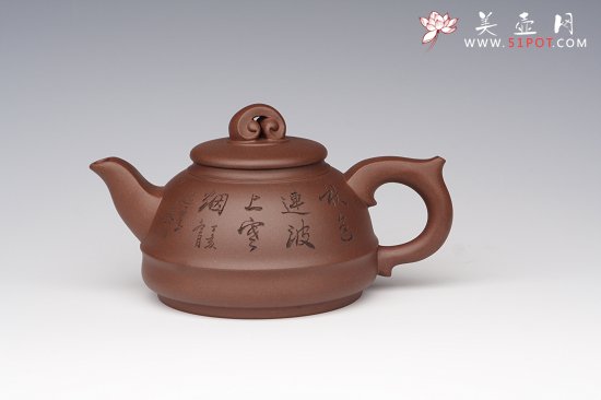 紫砂壶图片：吉祥如意 - 宜兴紫砂壶网