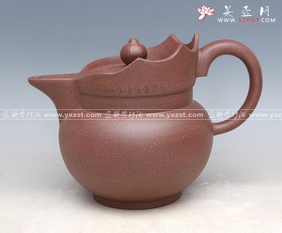 紫砂壶图片：僧帽 - 宜兴紫砂壶网
