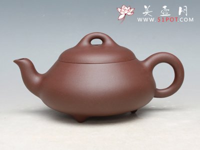 紫砂壶图片：汉棠石瓢（大） - 宜兴紫砂壶网