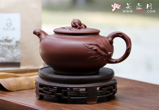 紫砂壶图片：福寿延年 - 宜兴紫砂壶网