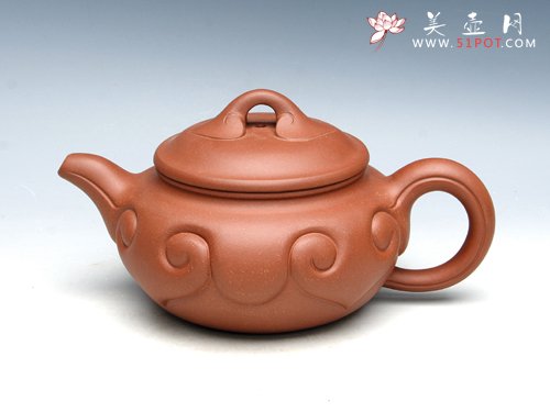 紫砂壶图片：如意仿古 容量：650CC - 宜兴紫砂壶网