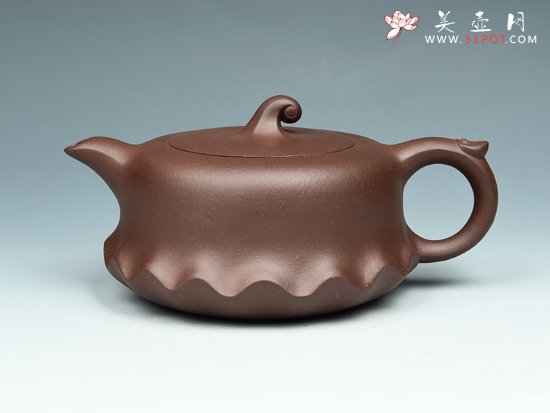 紫砂壶图片：荷叶壶 - 宜兴紫砂壶网
