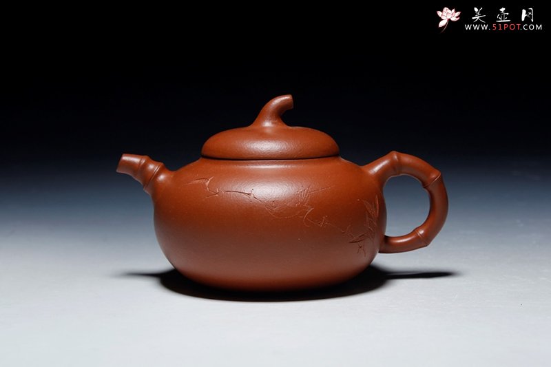 紫砂壶图片：鼓竹 - 宜兴紫砂壶网