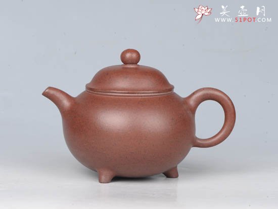 紫砂壶图片：三足水平 - 宜兴紫砂壶网