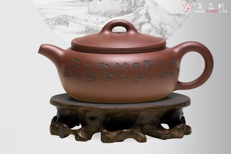 紫砂壶图片：扁墩 - 宜兴紫砂壶网