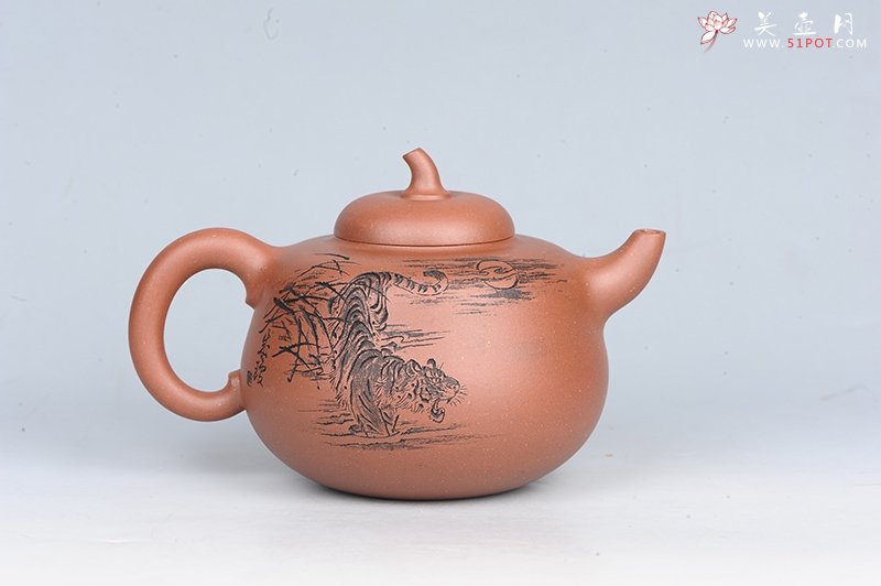 紫砂壶图片：曼生葫芦壶 - 宜兴紫砂壶网