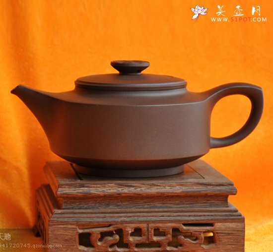 紫砂壶图片：梅花周盘 - 宜兴紫砂壶网