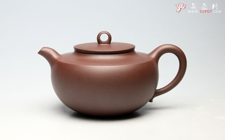 紫砂壶图片：《咏春》容量： 350Cc    泥料：紫泥 - 宜兴紫砂壶网