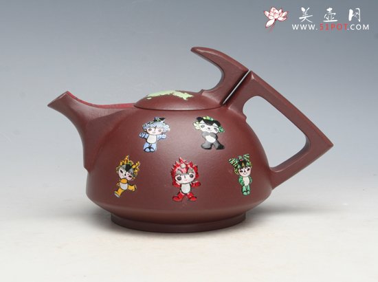 紫砂壶图片：冲（奥运壶） - 宜兴紫砂壶网