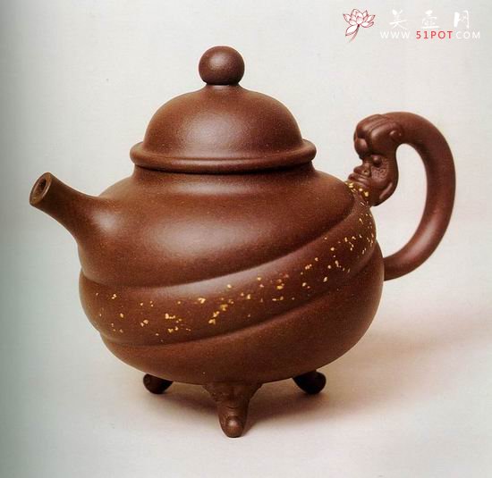 紫砂壶图片：天龙顶珠 - 宜兴紫砂壶网