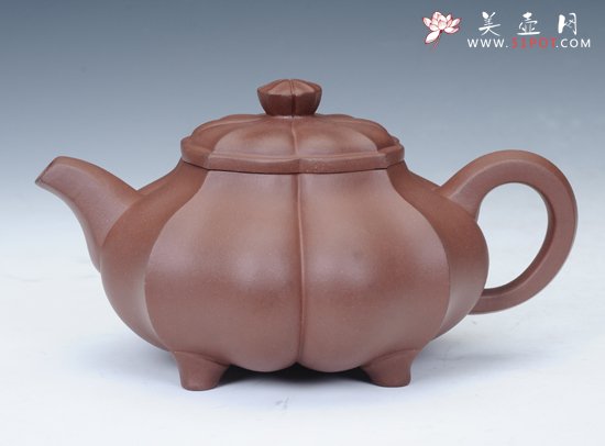 紫砂壶图片：葵筋纹 - 宜兴紫砂壶网