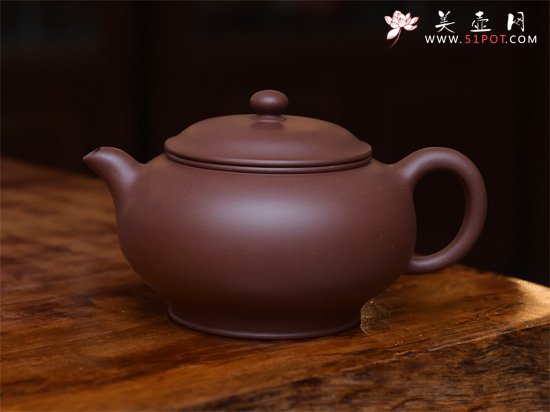 紫砂壶图片：福圆壶3000元 - 宜兴紫砂壶网