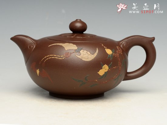 紫砂壶图片：菱花如意 - 宜兴紫砂壶网