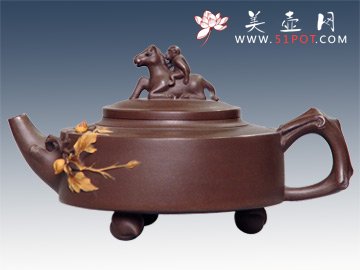 紫砂壶图片：马上封侯 - 宜兴紫砂壶网