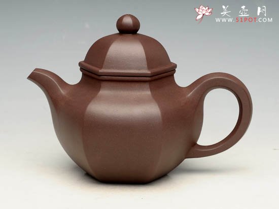 紫砂壶图片：六方掇球 - 宜兴紫砂壶网