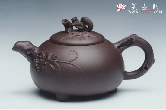 紫砂壶图片：陶趣（拼紫泥） - 宜兴紫砂壶网