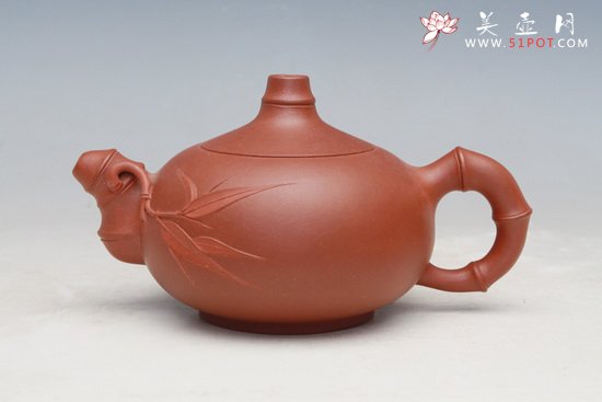 紫砂壶图片：平安竹 - 宜兴紫砂壶网