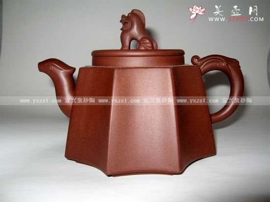 紫砂壶图片：祥和八楞壶 - 宜兴紫砂壶网