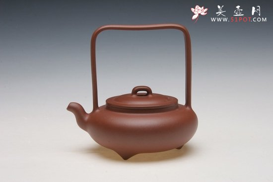 紫砂壶图片：乳丁提梁 - 宜兴紫砂壶网
