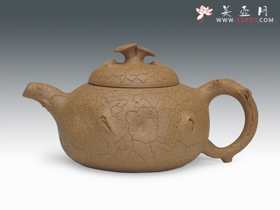 紫砂壶图片：灵芝供春 - 宜兴紫砂壶网