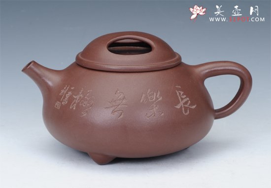 紫砂壶图片：牛盖石瓢 - 宜兴紫砂壶网