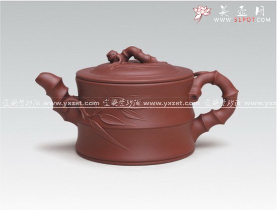 紫砂壶图片：竹段 - 宜兴紫砂壶网