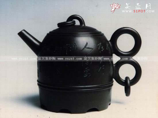 紫砂壶图片：金铃壶 - 宜兴紫砂壶网