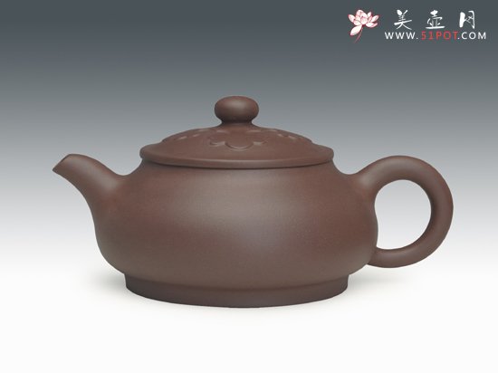 紫砂壶图片：大如意壶 - 宜兴紫砂壶网