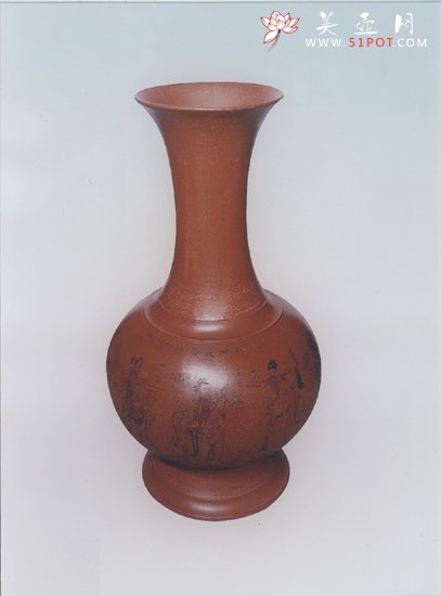 紫砂壶图片：人仙瓶 - 宜兴紫砂壶网