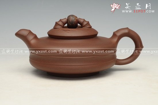 紫砂壶图片：逍遥竹 - 宜兴紫砂壶网