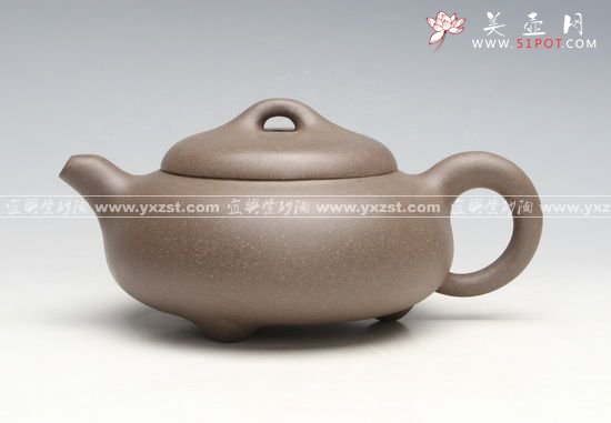 紫砂壶图片：矮石瓢 - 宜兴紫砂壶网