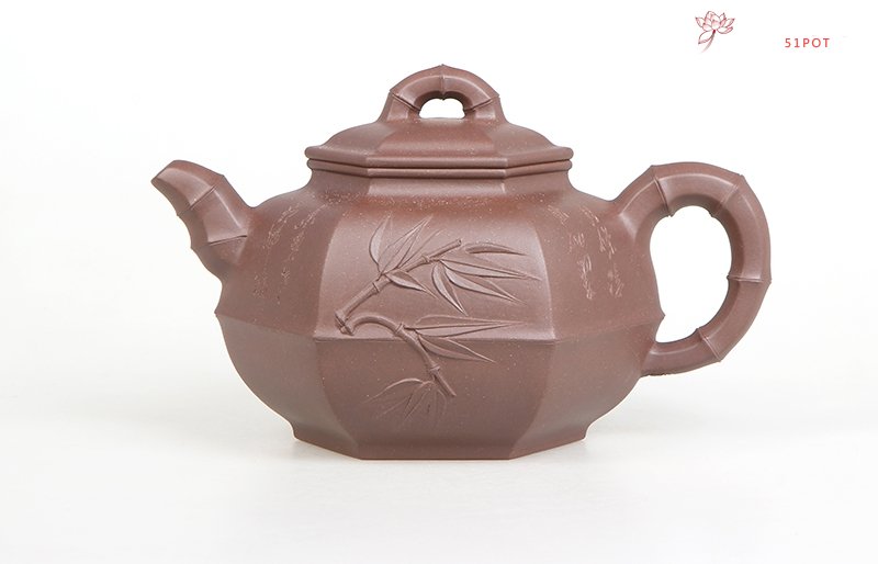 紫砂壶图片：六方凤翔 - 宜兴紫砂壶网