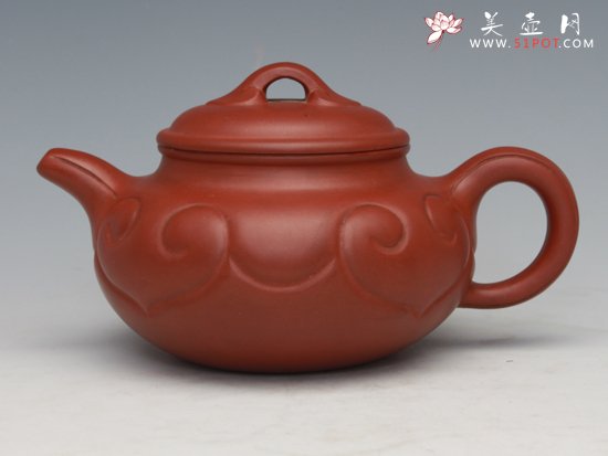 紫砂壶图片：仿古如意 - 宜兴紫砂壶网