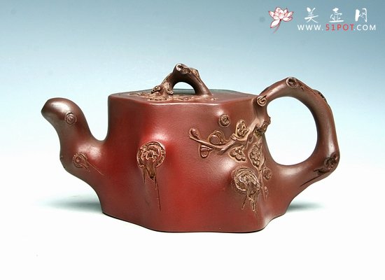 紫砂壶图片：梅桩 - 宜兴紫砂壶网