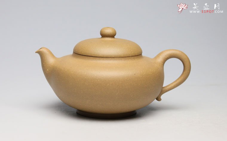 紫砂壶图片：《全手工一壶春》段泥  300cc - 宜兴紫砂壶网